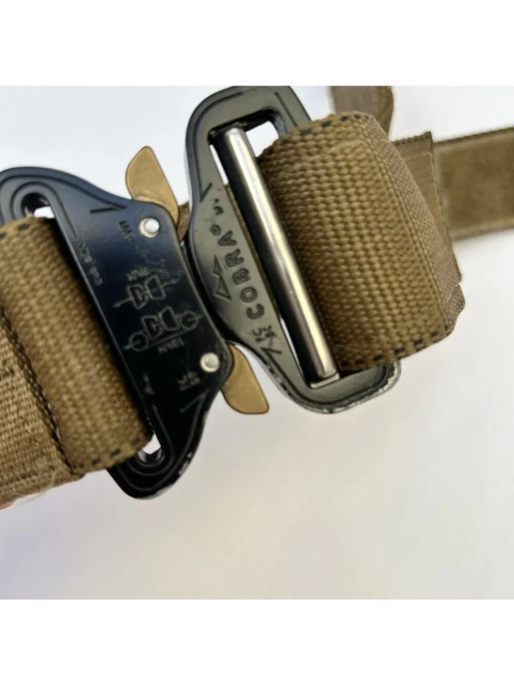 TYR Tactical Rigger Base Webbed Belt Cobra Buckle Dual Point Size Med TYR-RBB017
